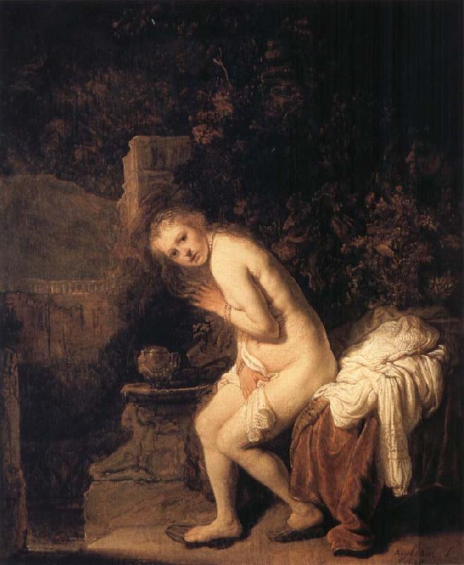REMBRANDT Harmenszoon van Rijn Susanna Bathing France oil painting art